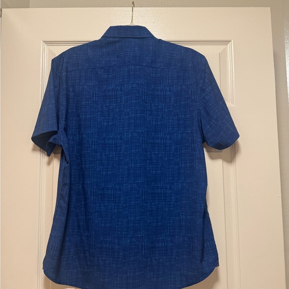 Construct Slim Fit Four-Way Stretch Performance Chambray Shirt - Picture 8 of 15